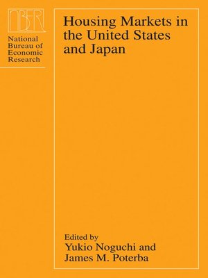 cover image of Housing Markets in the United States and Japan